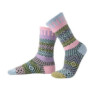 Solmate Crew Socks, Lilac