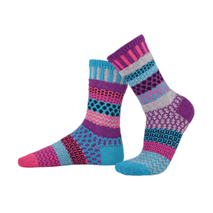 Solmate Crew Socks, Periwinkle