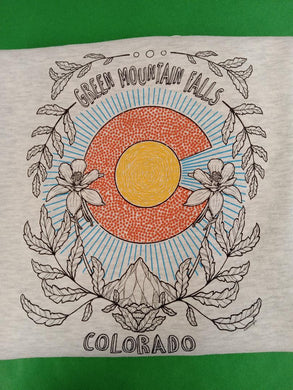 Green Mountain Falls Sweatshirt, Whimsical Colorado