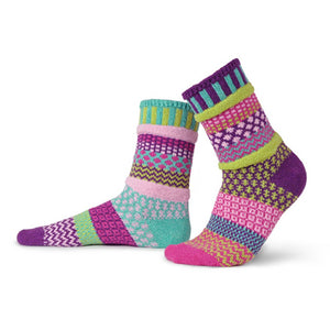 Solmate Crew Socks, Dahlia